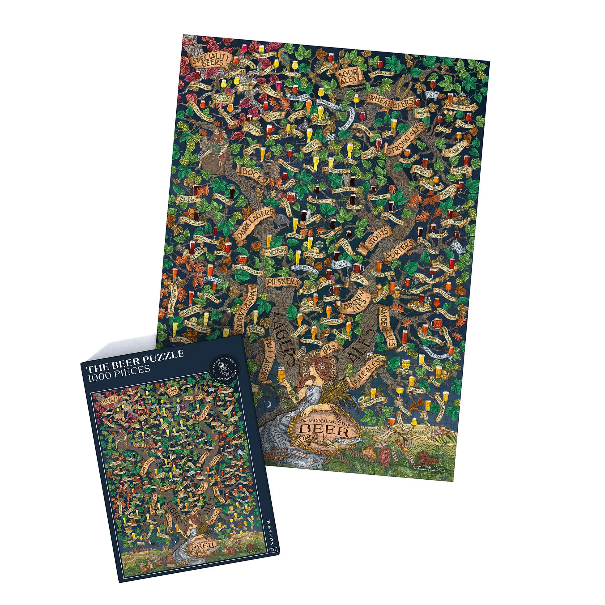 Water And Wines The Beer Puzzle 1000 Palan Palapeli - Image 9