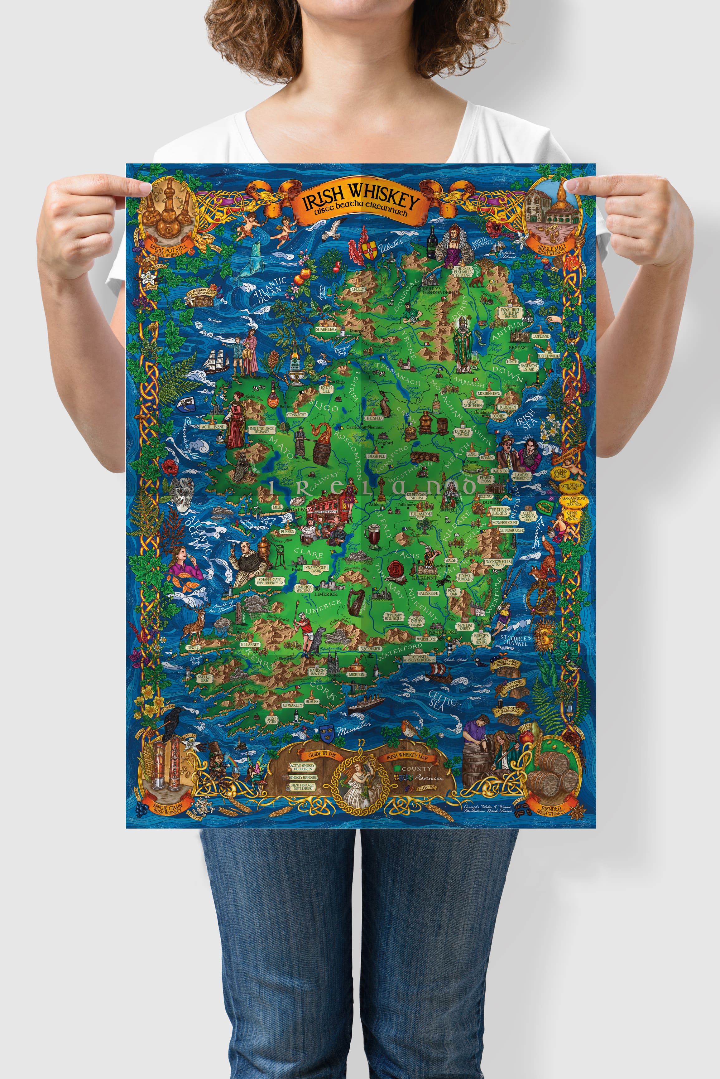 Water And Wines Ireland, Whiskey Puzzle, 1000 Palan Viski Palapeli - Image 4