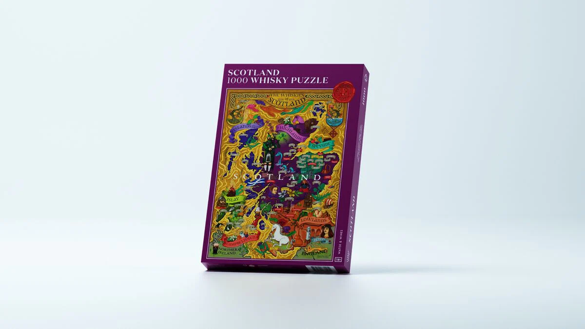 Water And Wines Scotland, Whisky Puzzle, 1000 Palan Viski Palapeli - Image 4