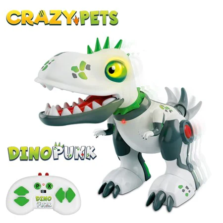 Xtreme Bots Crazy Pets Dino Punk Interaktiivinen Dinosaurus - Image 2