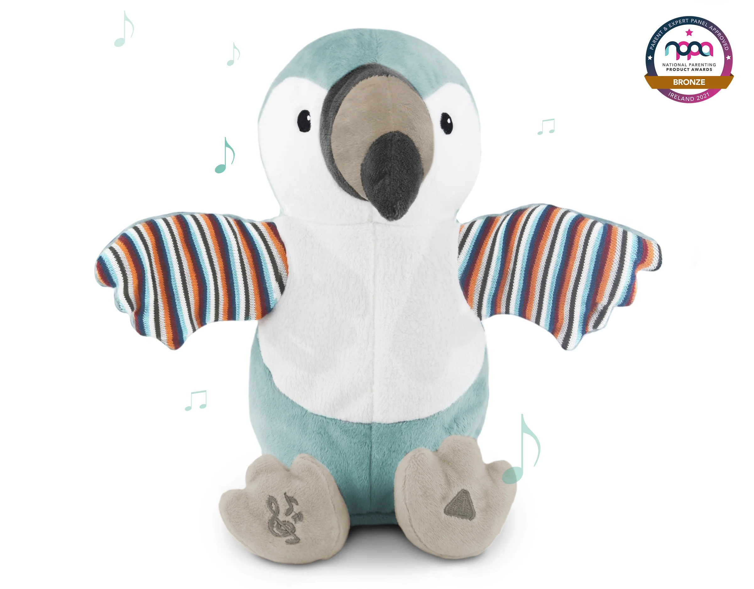Zazu Clapping Soft Toy Timo The Toucan, Taputtava Tukaani Pehmolelu
