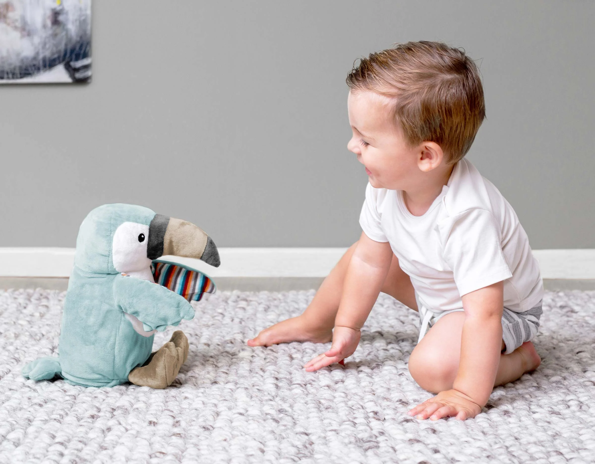 Zazu Clapping Soft Toy Timo The Toucan, Taputtava Tukaani Pehmolelu - Image 5