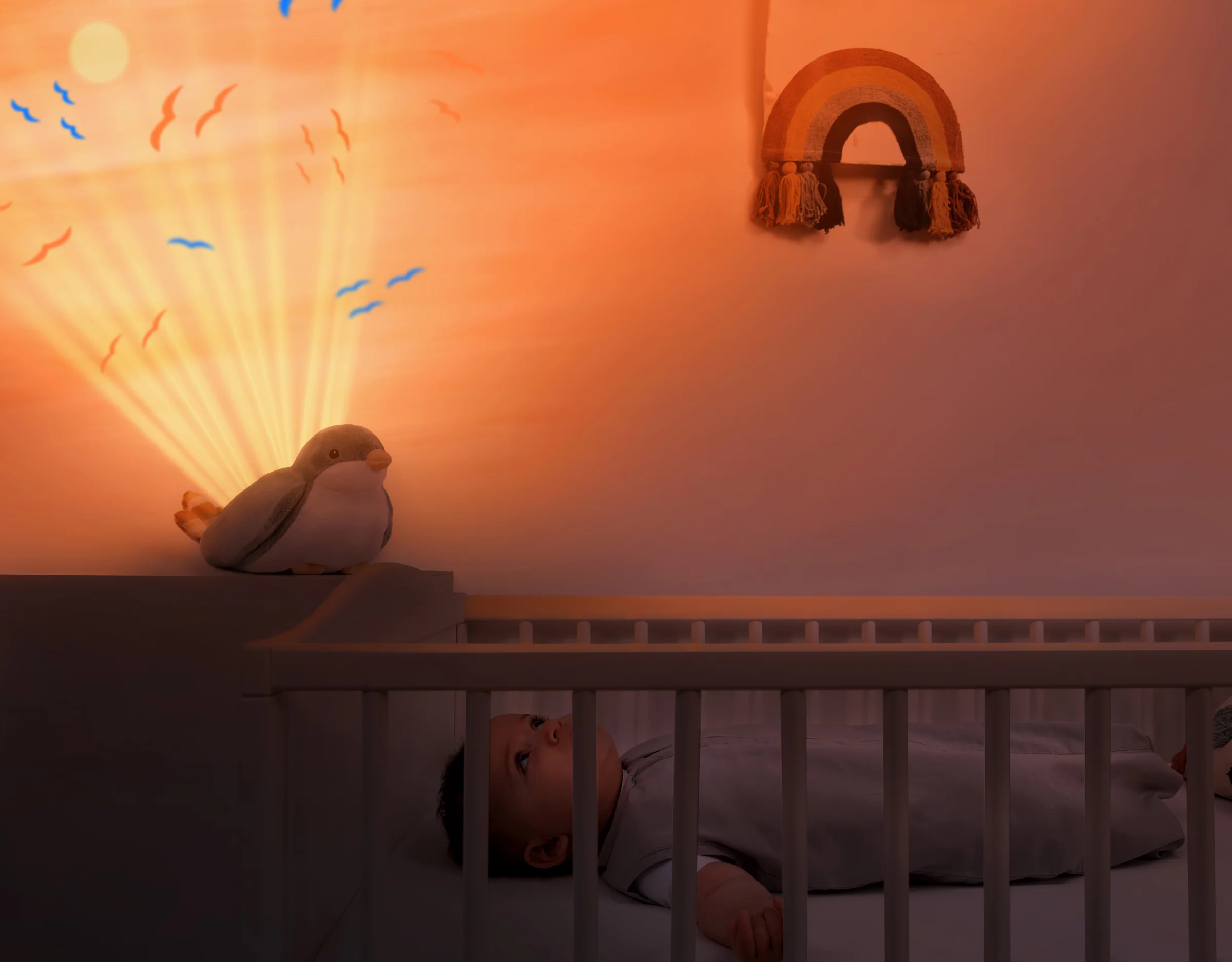 Zazu Shally the Sparrow Sunset Projector Yövalo - Image 2