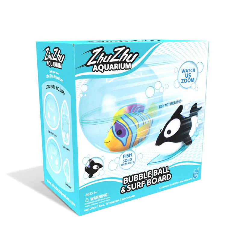 Zhu Zhu Aquarium Pallo Ja Surffilauta Leikkisetti