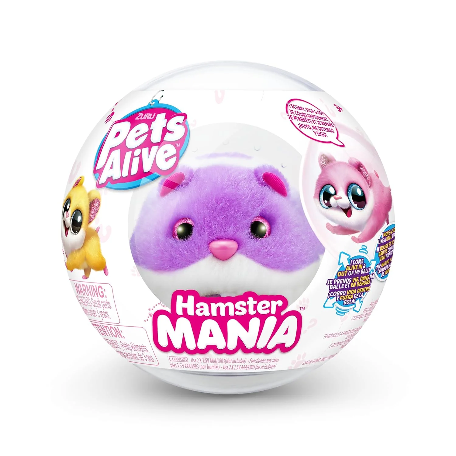 Zuru Pets Alive Hamster Mania Interaktiivinen Hamsteri - Image 2
