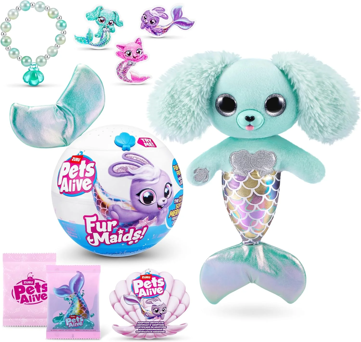 Zuru Pets Alive Yllätyspehmolelu Furmaids - Image 5