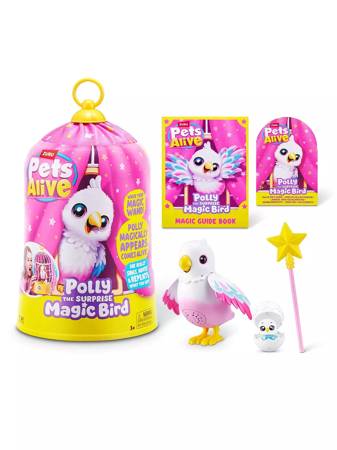 Zuru Pets Alive Polly Magic Bird Interaktiivinen Lintu - Image 2