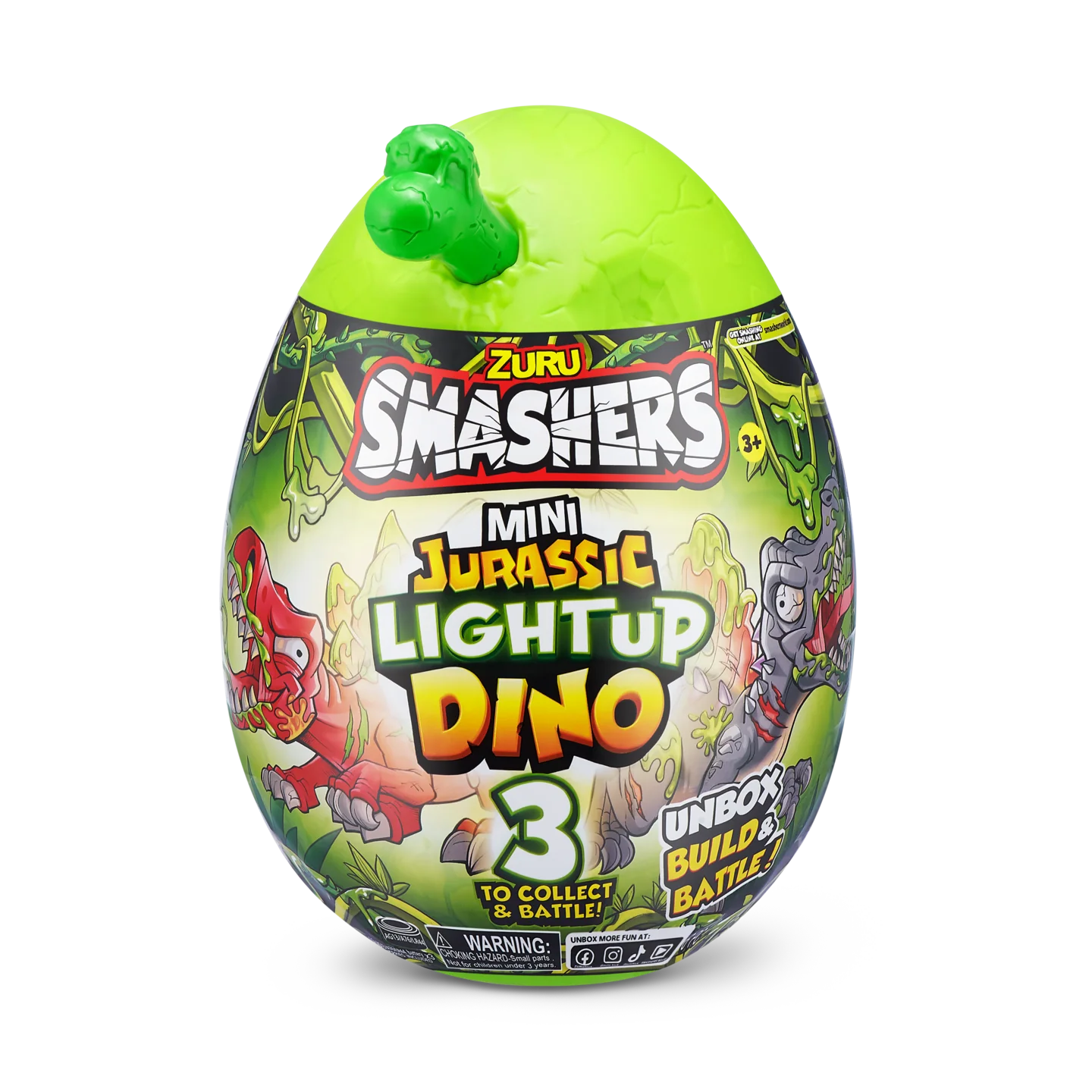 Zuru Smashers Mini Jurassic Light Up Dino